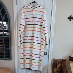 Lands' End Serious Sweats Long Hooded Loungewear